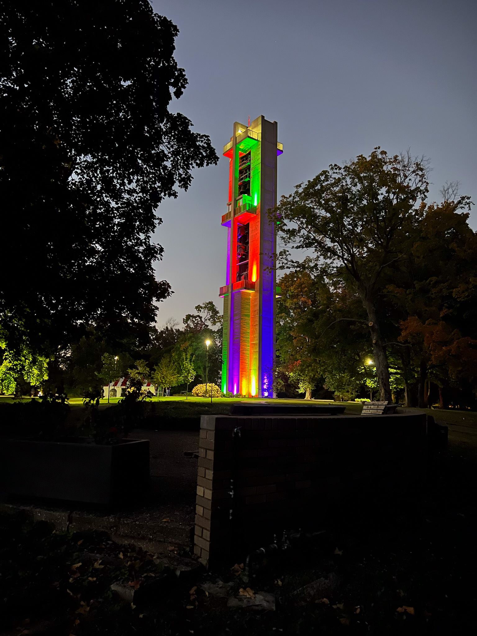 Thomas Rees Memorial Carillon Lighting